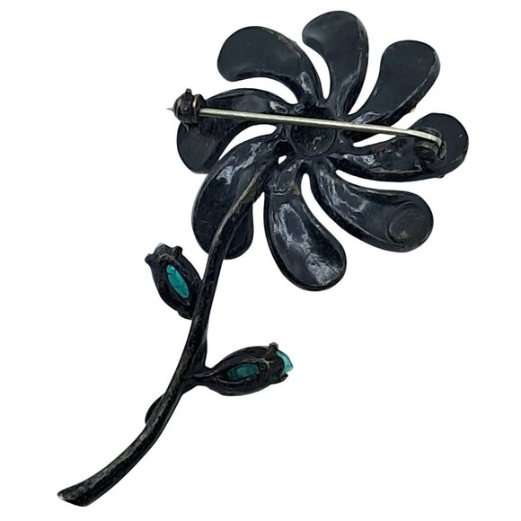 Vintage Rhinestone Brooch Lot of 8 Weiss Coro Parklane Costume Jewelry - Picture 3 of 16